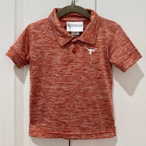 Two Feet Ahead Texas Longhorns Space Dye Golf Polo